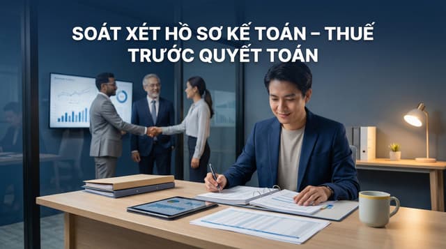 Dịch vụ soát xét hồ sơ kế toán – thuế trước quyết toán