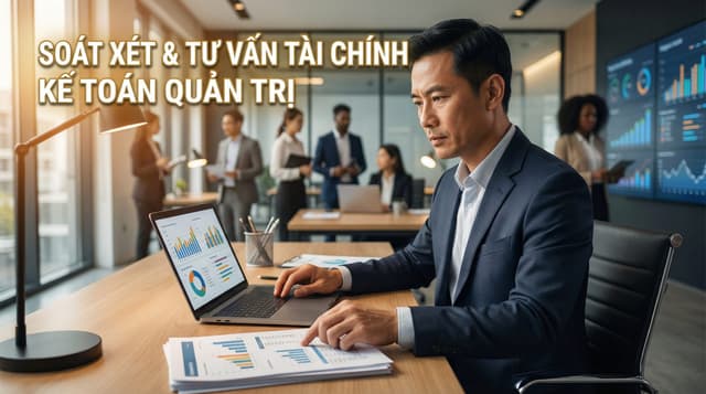 Dịch vụ soát xét & tư vấn tài chính – kế toán quản trị